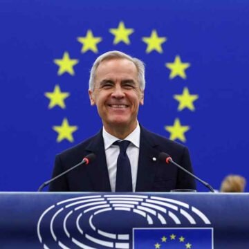 Carney defends EU ties amid ‘ferocious storm’